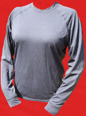 DRYSHIRT- Long sleeve with raglan athletic cut- UPF 50+ Protection